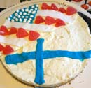 Flag Cake - Finland/USA